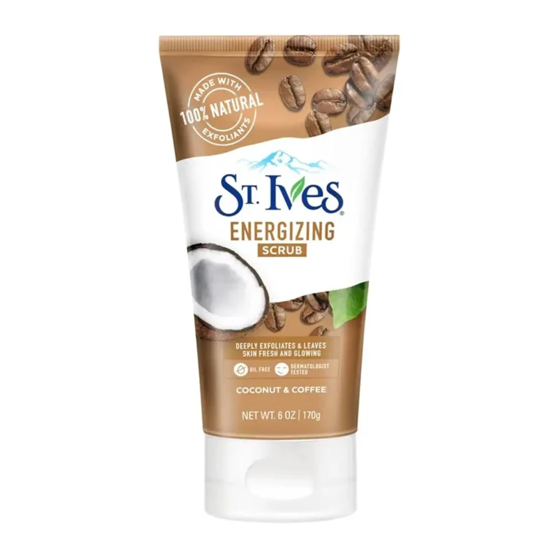 617NE4QnovL._AC_UF894,1000_QL80_ copy اسکراب صورت نارگیل و قهوه سنت ایوز مدل Energizing - Image 1