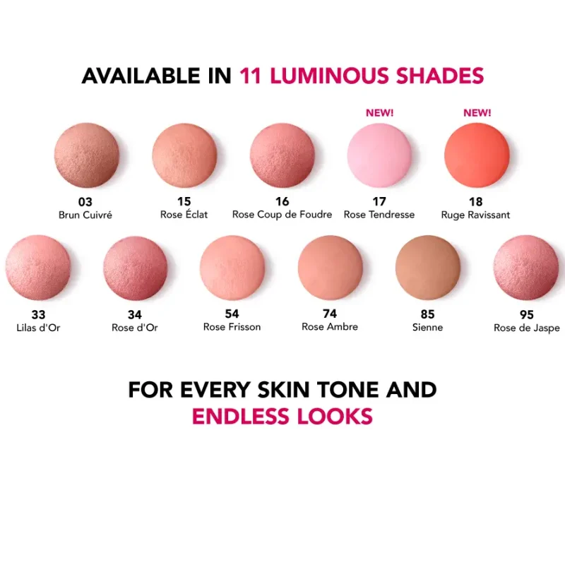 رژگونه پودری بورژوا مدل Little Round Pot حجم 2.5 گرم - Image 3