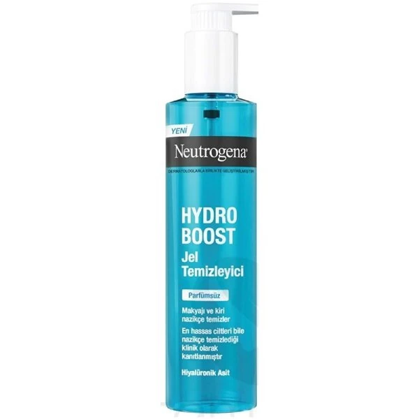 neutrogena-hydro-boost-jel-temizleyici-1-web ژل شستشو صورت نوتروژینا مدل hydro boost حجم 200میل - Image 1