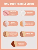 پودر فیکس دو منظوره صورت و چشم شیگلم مدل insta-ready - Image 2