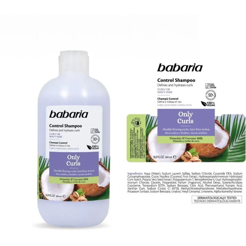 شامپو موهای فر باباریا Waves Curls حجم 500میل - Image 4