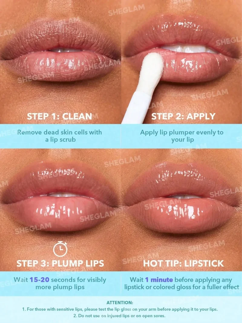 لیپ گلاس حجم‌دهنده شیگلم مدل Lip Goss حجم 6.8گرم - Image 6