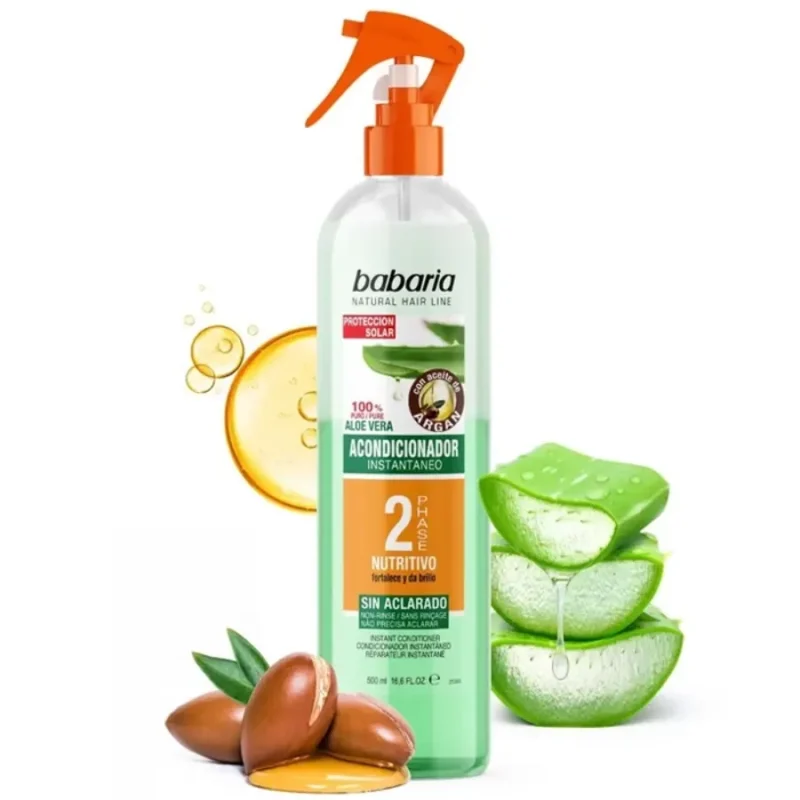 اسپری دوفاز مو تغذیه کننده باباریا مدل NUTRITIVO حجم 500میل - Image 2