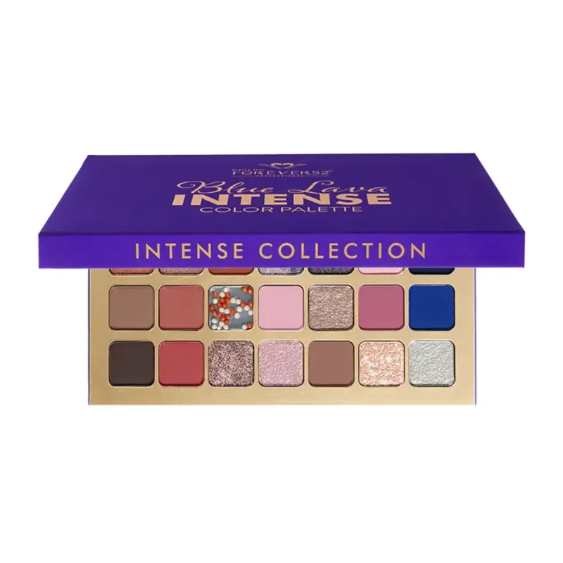 28-color-intense-eyeshadow-palette-blue-lava پالت سایه چشم فوراور 52 مدل Blue lava