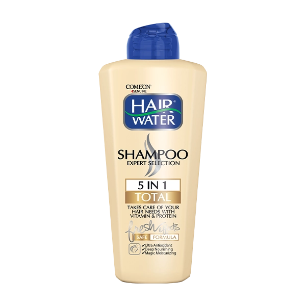 53 copy شامپو کامل 5 در 1 هیر واتر کامان بدون سولفات حجم 400 میل - Image 1