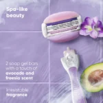 دسته تیغ ژیلت ونوس مدل BREEZE دو یدک - Image 3