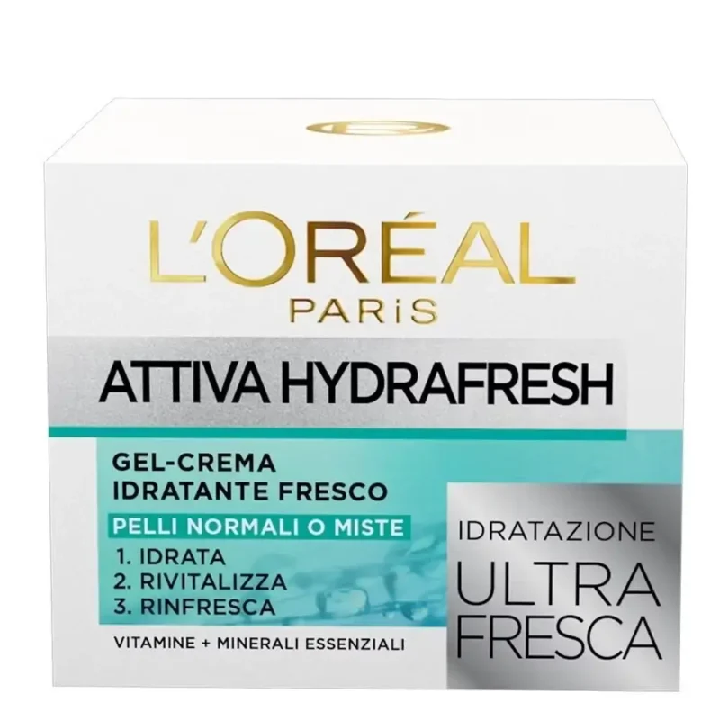 ژل‌کرم آبرسان لورال مدل Attiva Hydra Fresh حجم 50میل - Image 1
