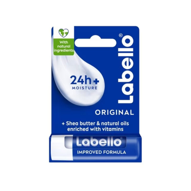 Labello Original Lip Care Balm 4.8gm On Vegetable Souk بالم لب مرطوبکننده لابلو اورجینال وزن 4.8گرم - Image 1