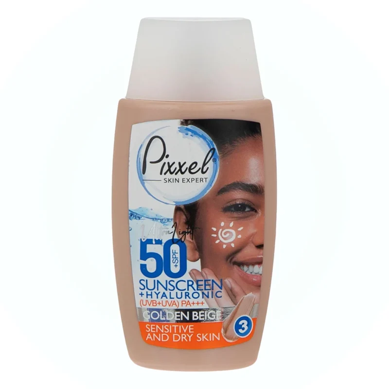 کرم ضد آفتاب رنگی پیکسل پوست خشک حجم 50میل - Image 3