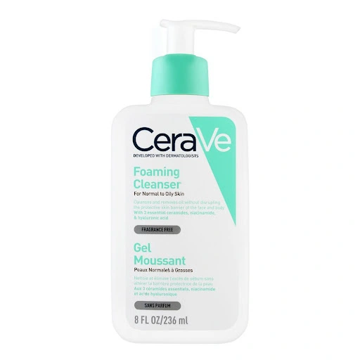 cerave foaming cleanser فوم شستشوی پوست چرب سراوی مدل Foaming Cleanser حجم 236میل - Image 1