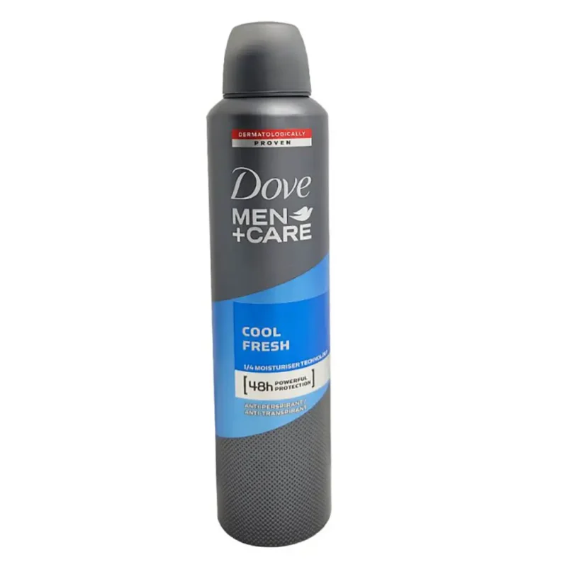dove-antiperspirant-spray-for-men-cool-fresh-model-volume-250-ml اسپری ضد تعریق مردانه داو مدل Cool Fresh حجم 250 میل