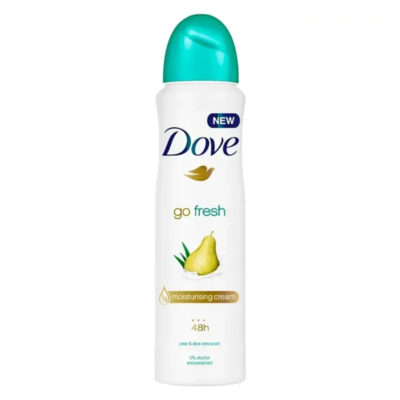 dove-antiperspirant-spray-for-women-model-go-fresh-pear-and-aloe-vera-volume-250-ml اسپری ضد تعریق زنانه داو مدل Go Fresh گلابی و آلوئه ورا حجم 250 میلی لیتر