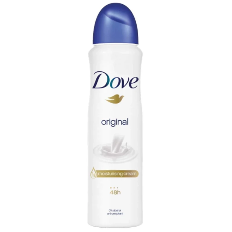 dove-original-spray اسپری ضد تعریق داو ۴۸ ساعته مدل original حجم ۲۵۰ میلیلیتر