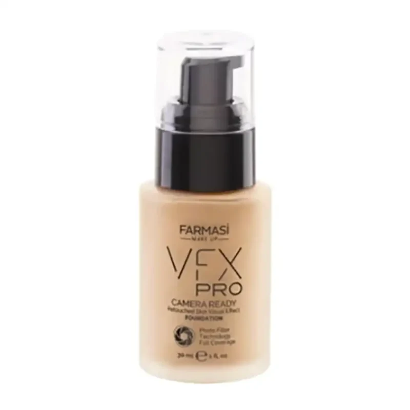 farmasi-vfx-pro-foundation-30-ml کرم پودر مدل Vfx poro حجم 30 میل فارماسی