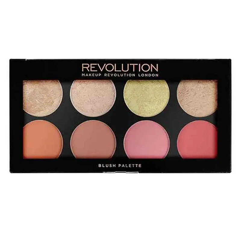 goddess-model-revolution-blush-palette-8-colors پالت رژگونه رولوشن مدل GODDESS (8 رنگ)