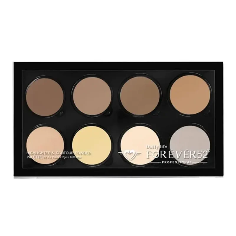 highlighter-and-contour-powder-palette پالت هایلایتر و کانتور پودری فور اور 52