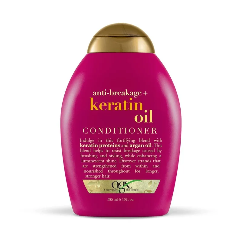 نرم کننده مو او جی ایکس مدل Keratin Oil حجم 385 میل - Image 1