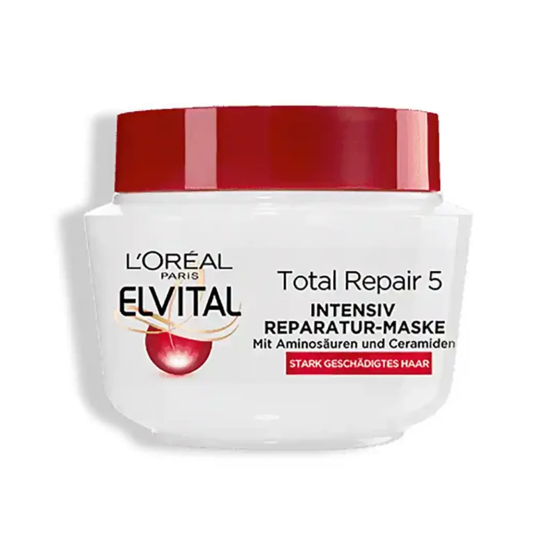 loreal-total-repair-5-restorative-bowl-hair-mask ماسک مو کاسه ای ترمیم کننده توتال ریپیر ۵ الویتال لورال - ۲۷۰ میل