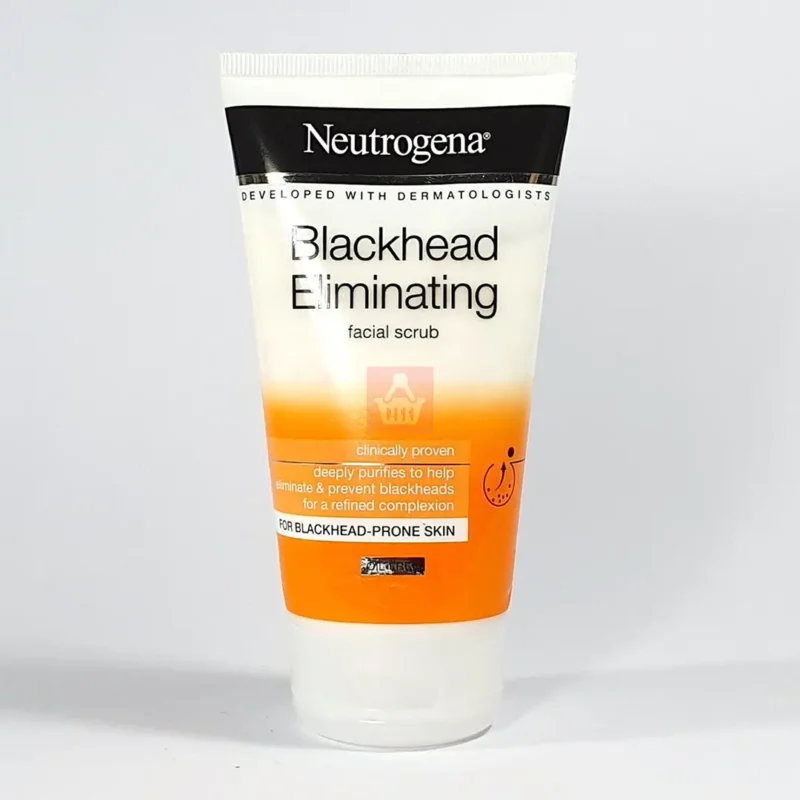 neutrogena-blackhead-eliminating-blackhead-scrub اسكراب ضد جوش سر سياه نوتروژينا مدل Blackhead Eliminating حجم 150 ميل