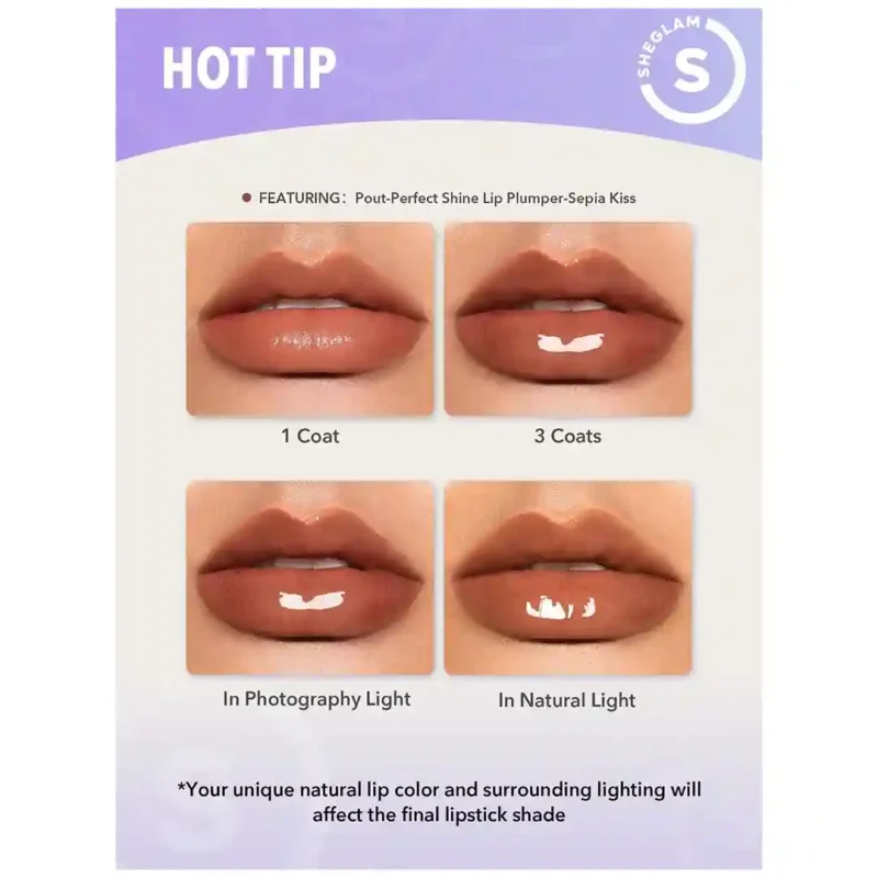 بالم لب حجم‌دهنده شیگلم مدل Lip Plumper - Image 2