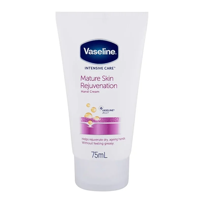 vaseline-intensive-care-advanced-repair-hand-cream-75ml کرم ترمیم کننده دست وازلین مدل Mature Skin Rejuvenation حجم ۷۵ میل