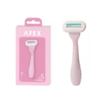 تیغ اصلاح 5 لبه افکس مدل فلامینگو صورتی (با سری اضافه) - Image 4