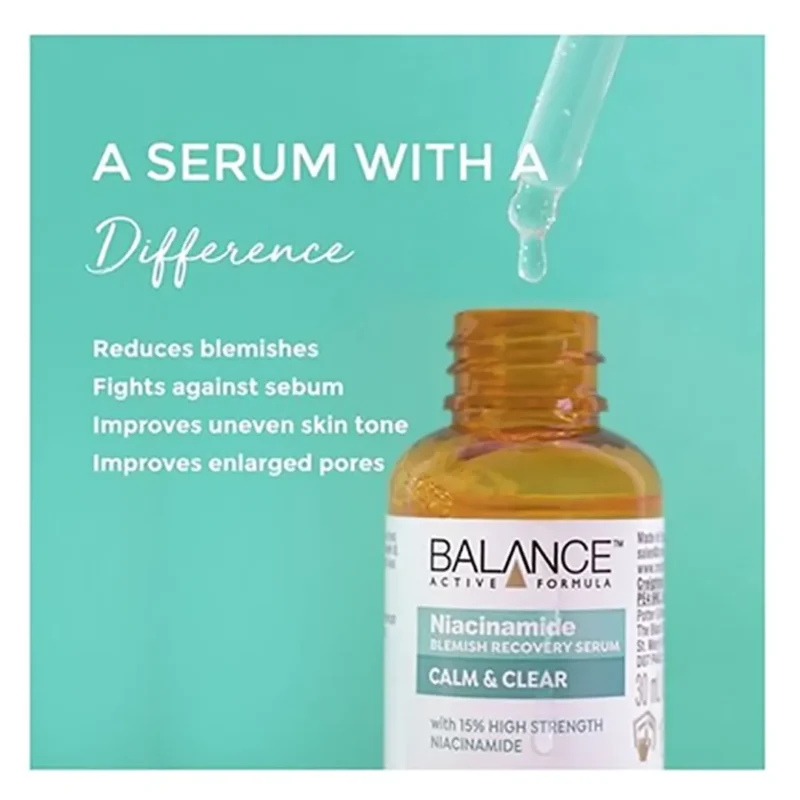 سرم نیاسینامید کوچک کننده منافذ بالانس اورجینال حجم 30 میل - Image 2