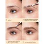 پالت سایه‌ی ابروی شیگلم رنگ Dark Brown - Image 4