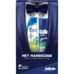 ست شامپو هد اند شولدرز و ژل اصلاح ژیلت