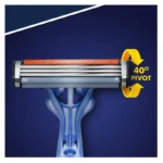 تیغ اصلاح مردانه 3 لبه ژیلت مدل Gillette Blue 3 بسته 4 عددی - Image 3