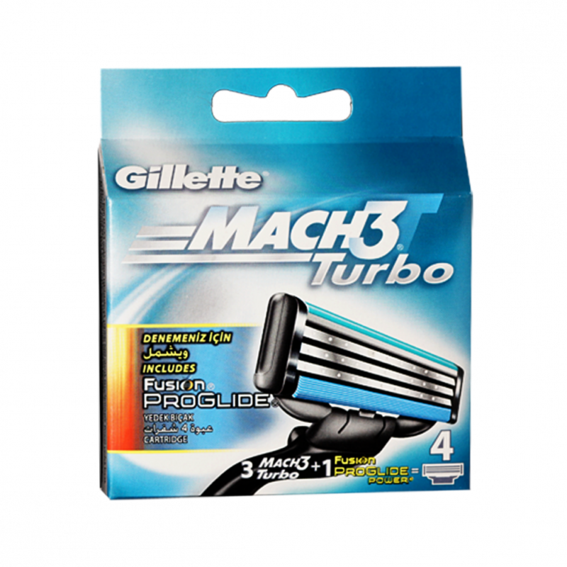 klFeK6G9HutlB9ifL6wGgHPegz3iV7sREMw906fK تیغ یدک 4عددی ژیلت مدل Mach3 Turbo proglide - Image 1