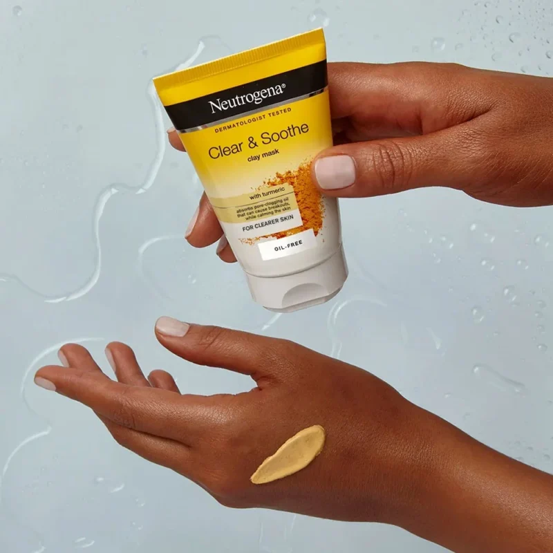 ماسک صورت ضدلک زردچوبه نوتروژینا Soothing Clear حجم 50میل - Image 2