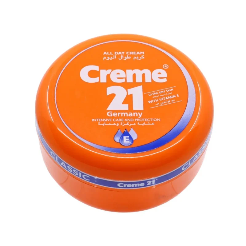 کرم مرطوب‌کننده دست و بدن کرم 21 کلاسیک حجم 250میل - Image 1