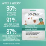 ماسک صورت ورقهای نیاسینامید بالانس Calm & Clear - Image 2