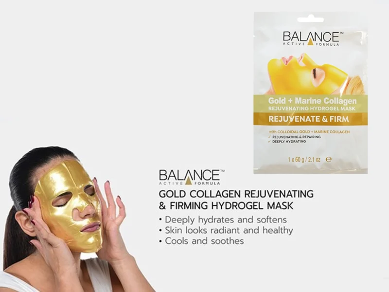 ماسک صورت ورقه‌ای کلاژن بالانس Gold+Marine Collagen - Image 2