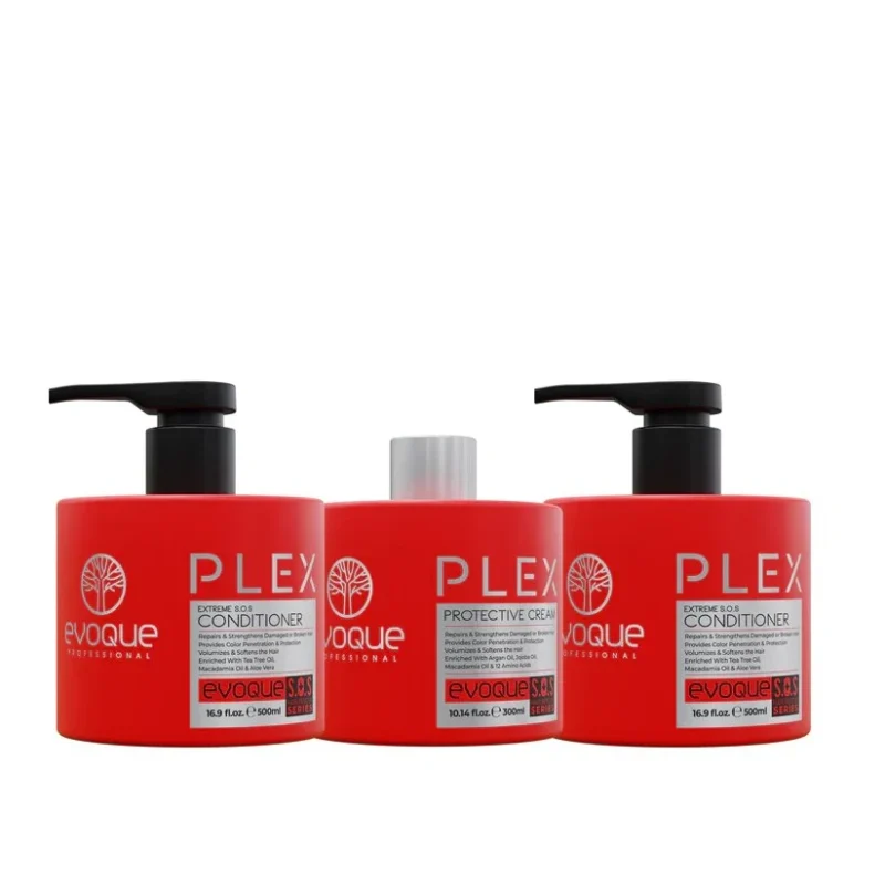 پک ترمیم و مراقبت حرفه‌ای مو ایووک PLEX S.O.S Evoque - Image 1