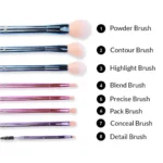 ست براش 8عددی بی اچ مدل Totally Plastic - Image 2