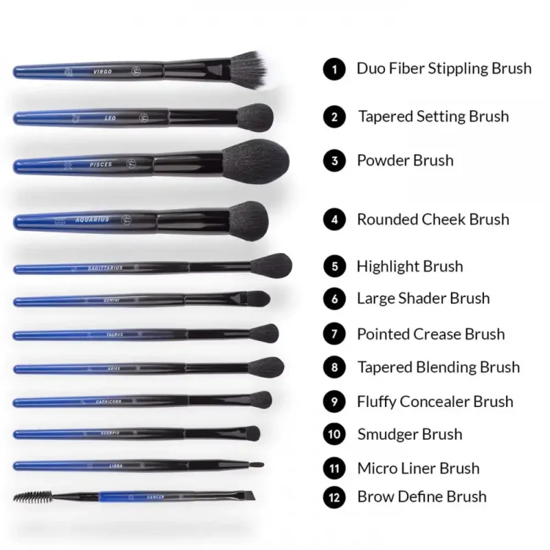 ست براش ۱۲عددی بی اچ Mystic Zodiac Constellation - Image 2