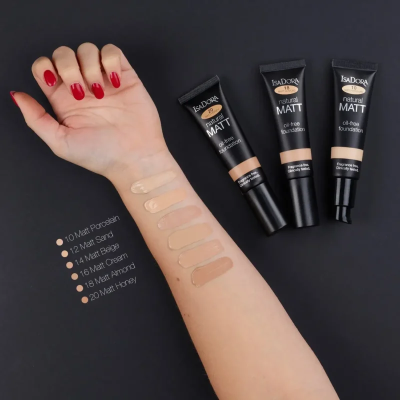 کرم پودر ایزادورا مدل natural MATT (تستر) 15میل - Image 2