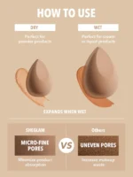 پک اسفنج آرایشی 2عددی شیگلم - Image 3