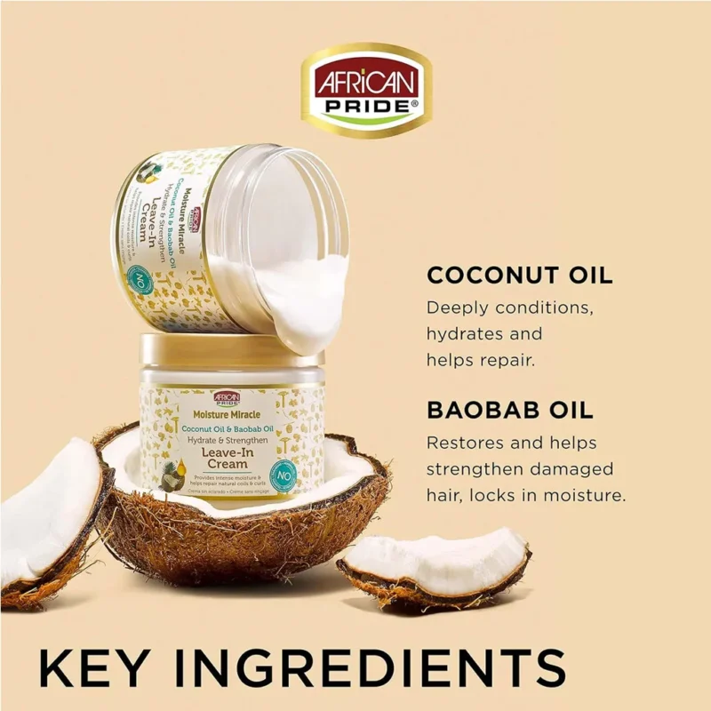 کرم موی فر بدون آبکشی افریکن پراید Moisture Miracle - Image 2