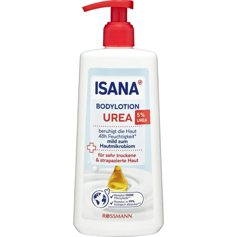 Isana body lotion urea 4305615826950 لوسیون بدن ایسانا حاوی 5% اوره حجم 300 میل - Image 1