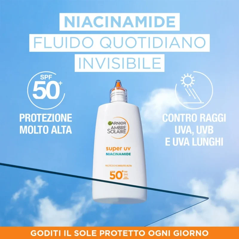 فلویید ضدآفتاب ضدلک گارنیر Super UV Niacinamide - Image 2