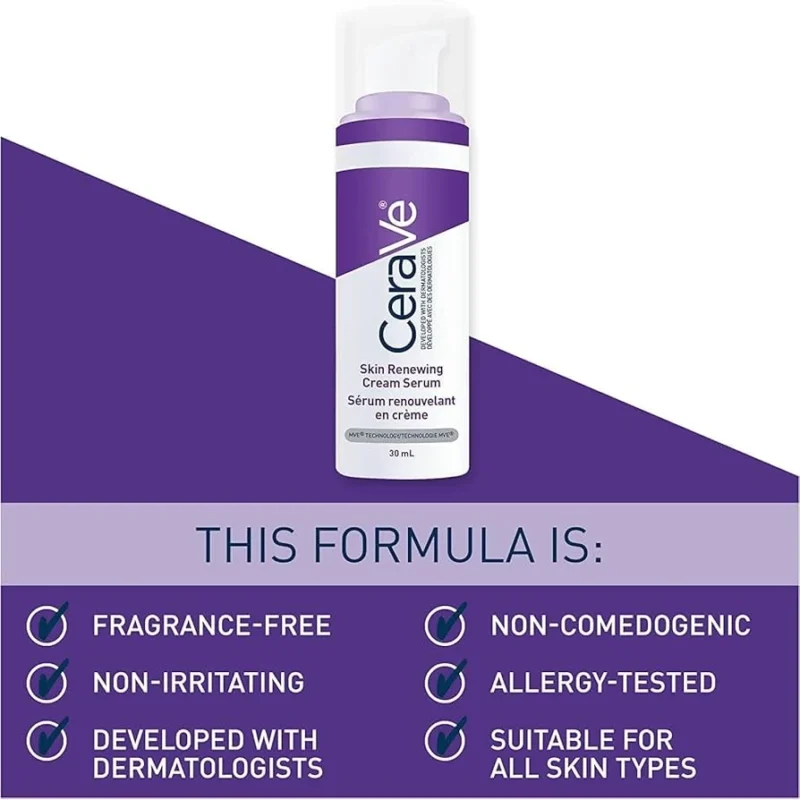 سرم رتینول جوانساز سراوی Skin Renewing حجم 30میل - Image 5