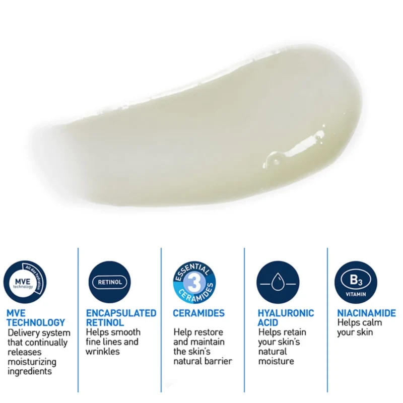 سرم رتینول جوانساز سراوی Skin Renewing حجم 30میل - Image 4