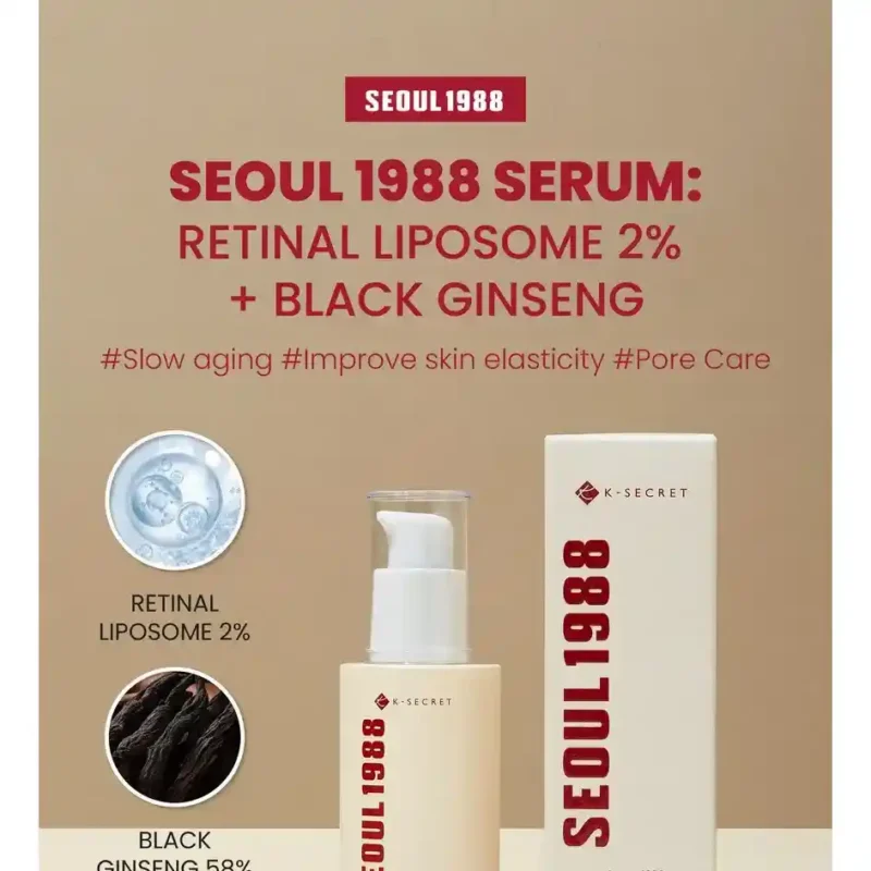 سرم رتینال ضدچروک سئول ۱۹۸۸ Liposome 2% + Black Ginseng - Image 4