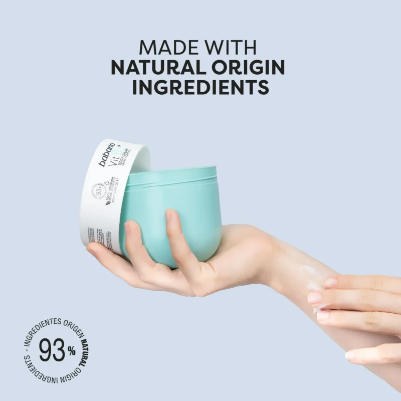 كرم بدن کاسه ‌ای ضدلك باباريا vitamin B3 حجم 400ميل - Image 3