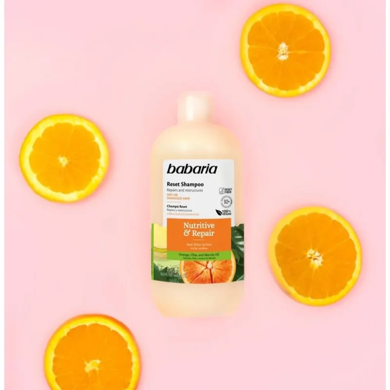 شامپو ترمیم کننده و مغدی باباریا Nutritive & Repair - Image 2