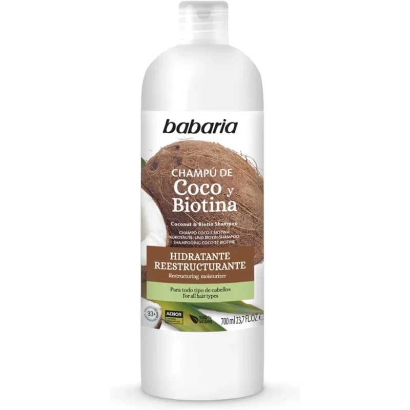 شامپو آبرسان باباریا Coconut & Biotin حجم 700میل - Image 1