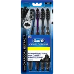 پک 4عددی مسواک ذغالی اورال بی Cavity Defense